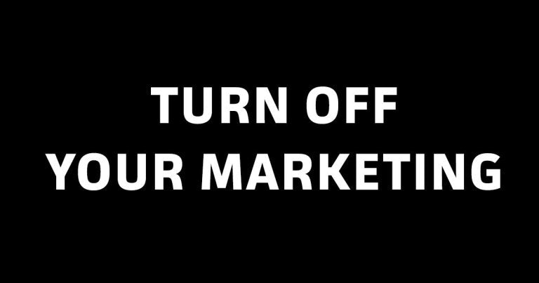 Ultimate Marketer Podcast: #38 Special Edition: Turn Off Your Marketing